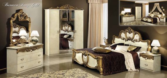 Спалня Camelgroup Серия BAROCCO IVORY GOLD